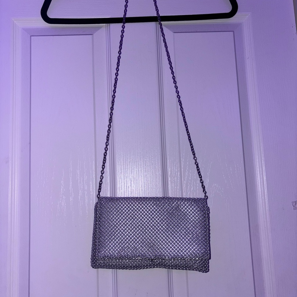Elegant Silver Chain Bag